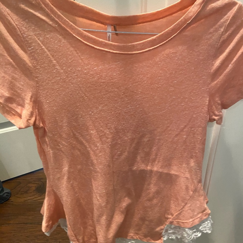 Free People Short Sleeve Top